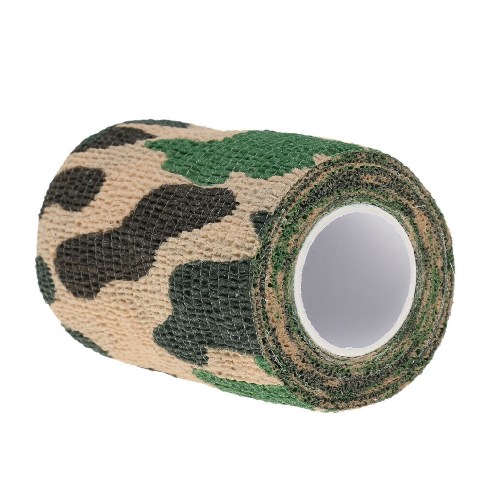2x 4.5 M Photography Self-adhesive, Elastic, Flexible Bandage Camo 7.5