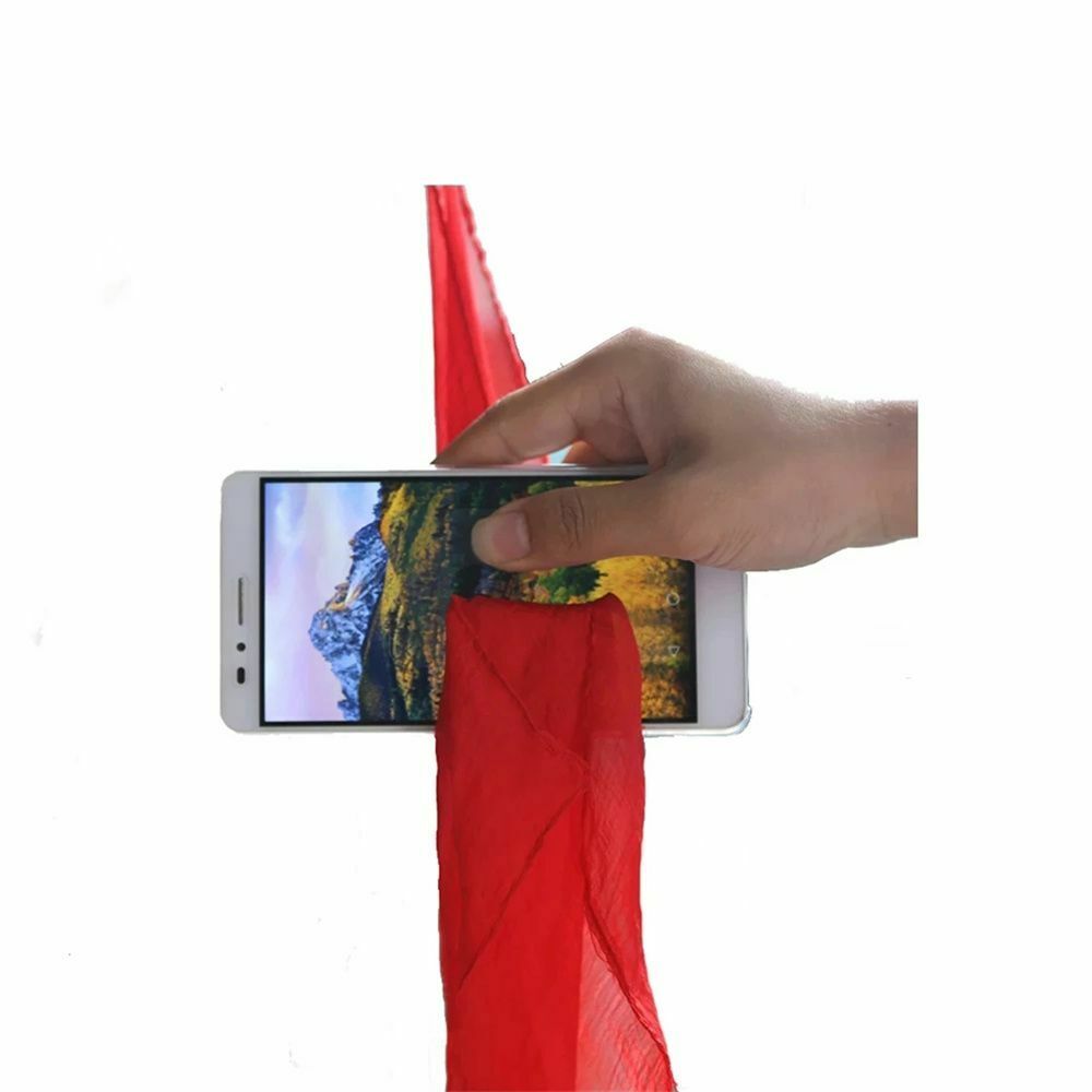 Tricks Silk Through Phone Magician Trick Magicians Gag Toys Magic Gimmick