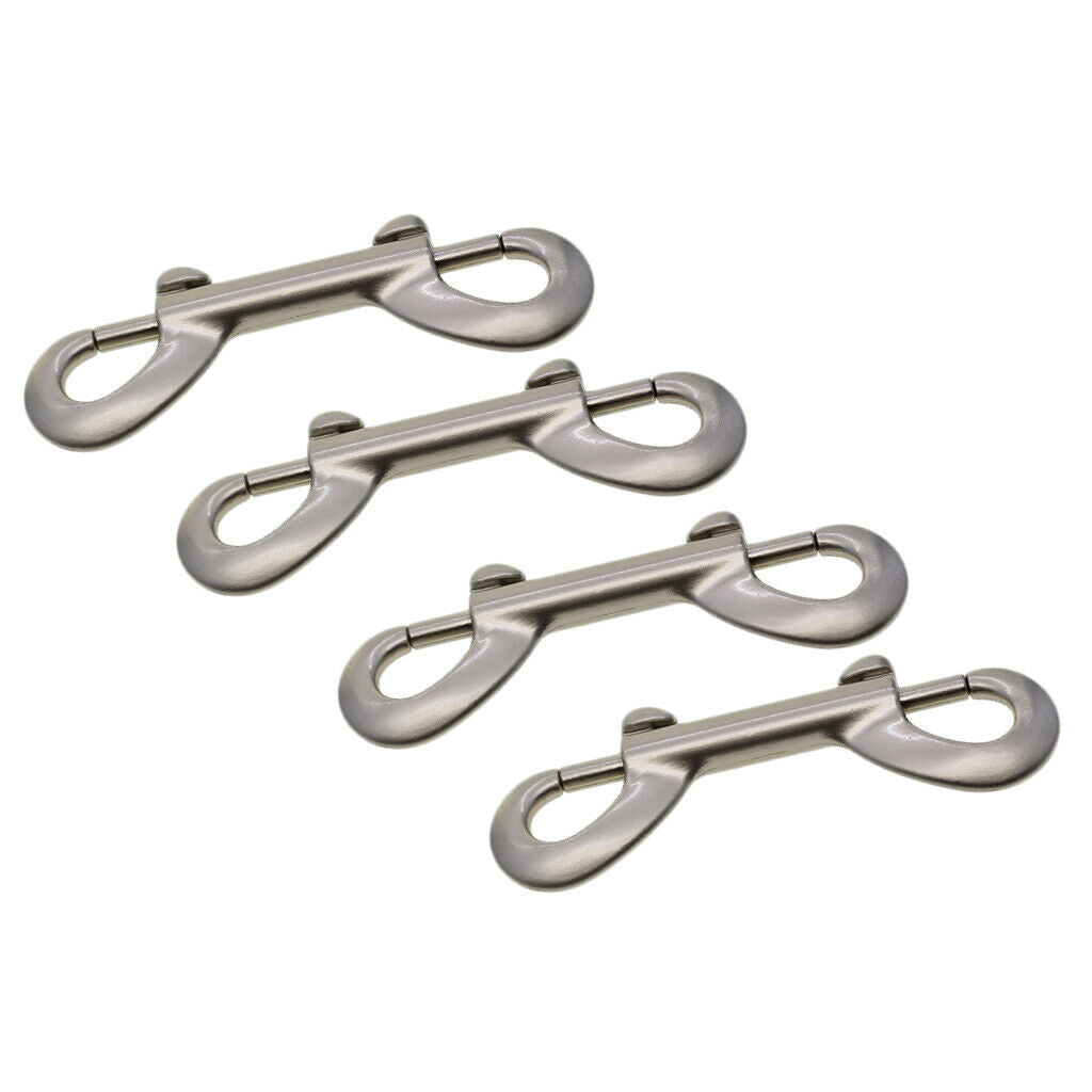 Set of 4 Heavy Duty 3.5" Double Ended Bolt Snaps - Designed for Agricultural,
