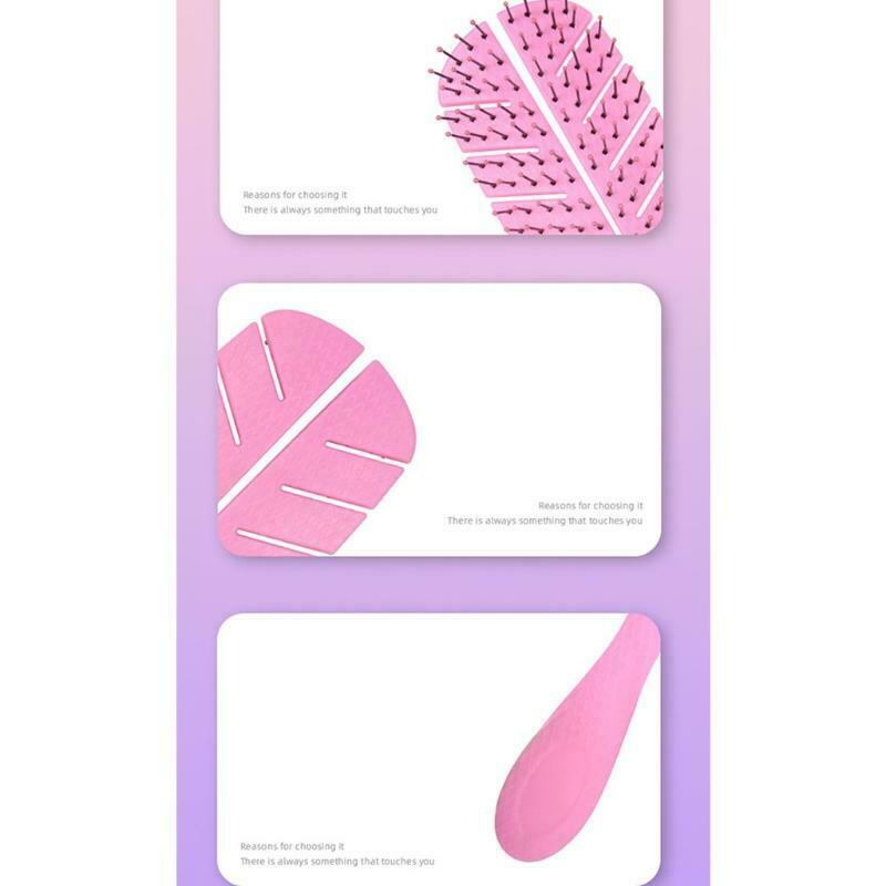 Paddle Hair Brushes Hollow Out Wet Dry Detangling Comb Scalp Massage Tool