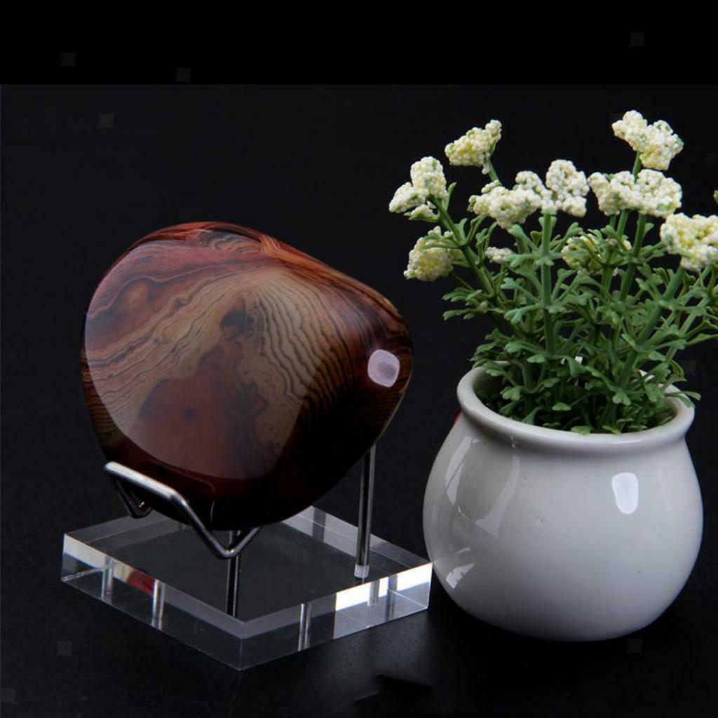 1pc Acrylic Display Stand for Mineral Specimen Rock Stones Gem Geode