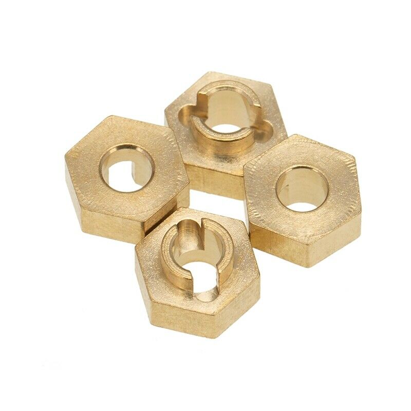 Brass 7MM Wheel Hex 3MM Extended Adapter Upgrade Accessories for 1/24 RC Cler E7