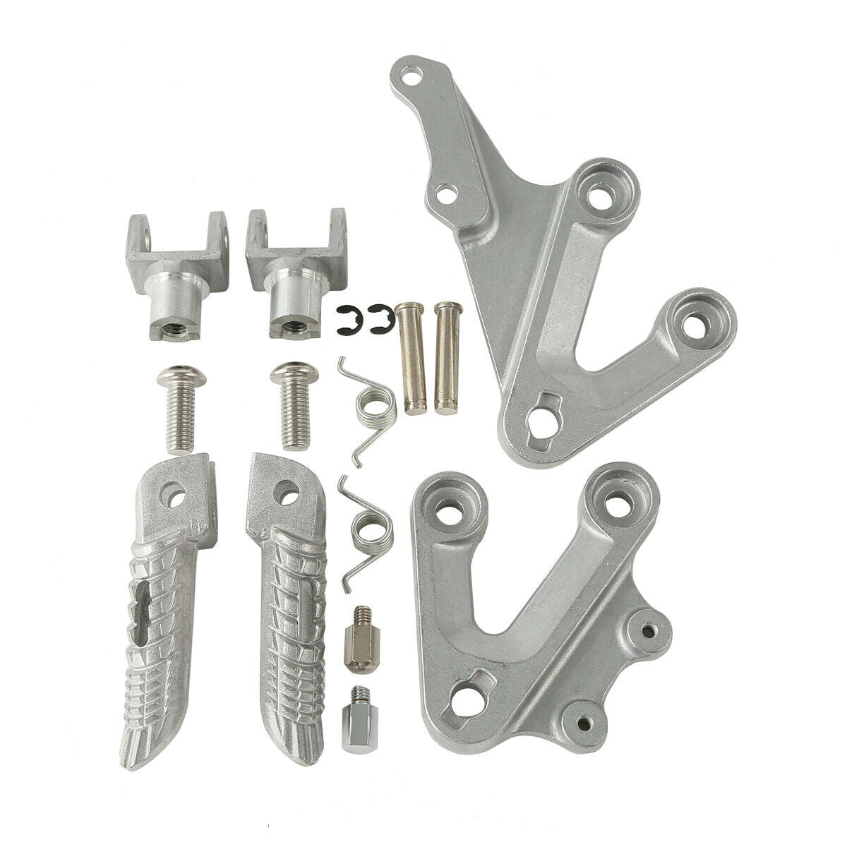 Front Rider Foot Pegs Footrest Bracket Fit For Suzuki GSXR1000 2003-2004
