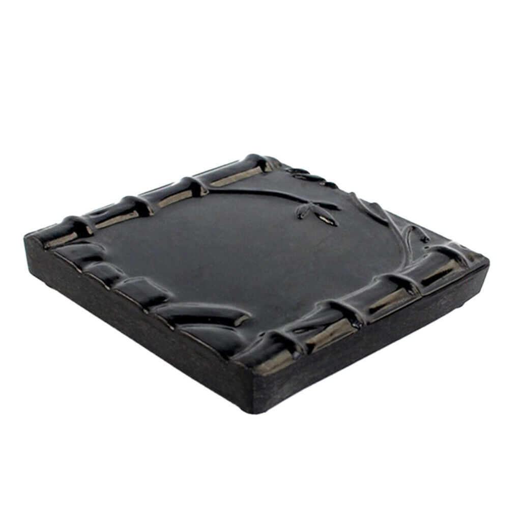 Melamine Cup Coaster Tableware Placemat Office Tea Set Accessories Black