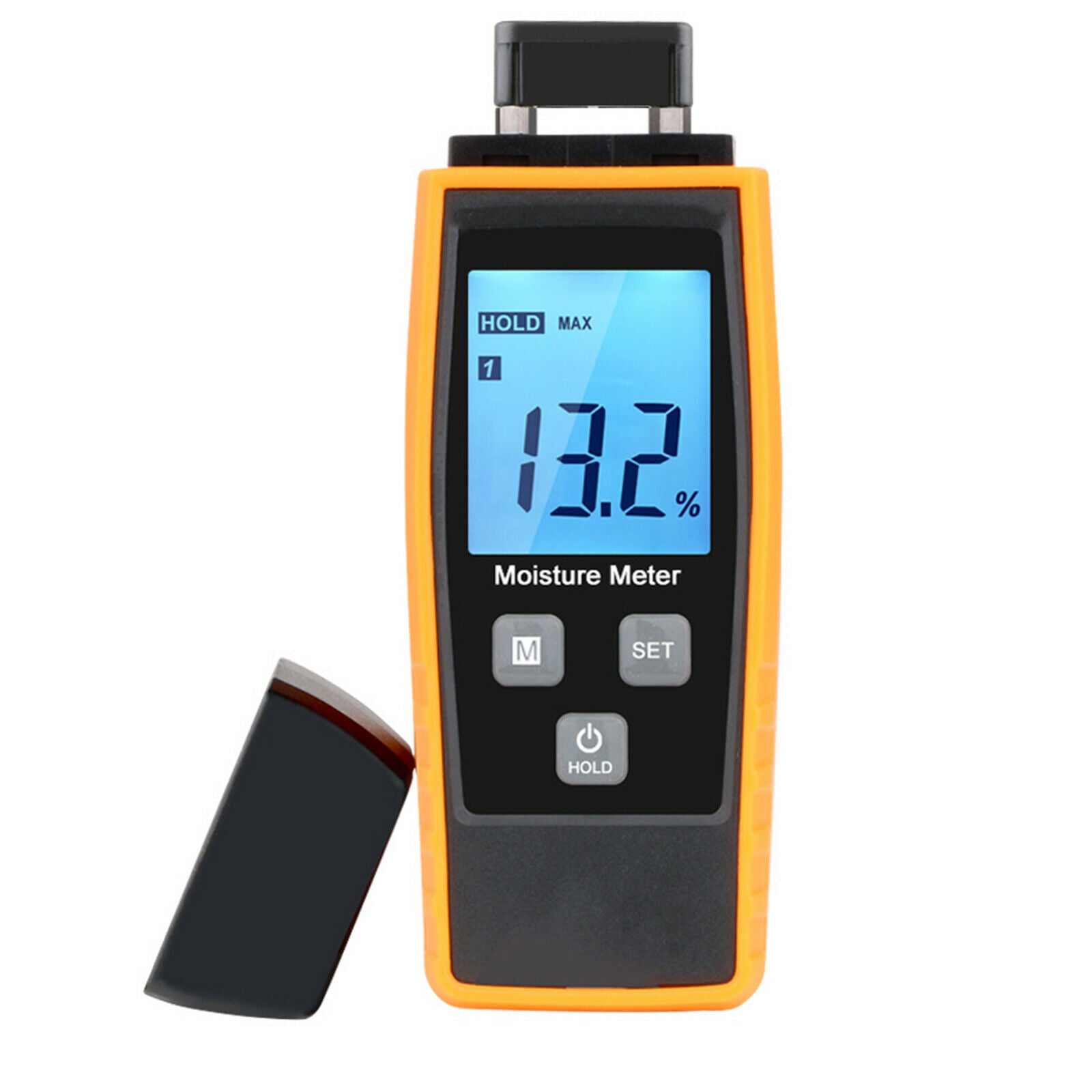 Moisture Meter Needle Type for Building Materials LCD Display Easy Operate