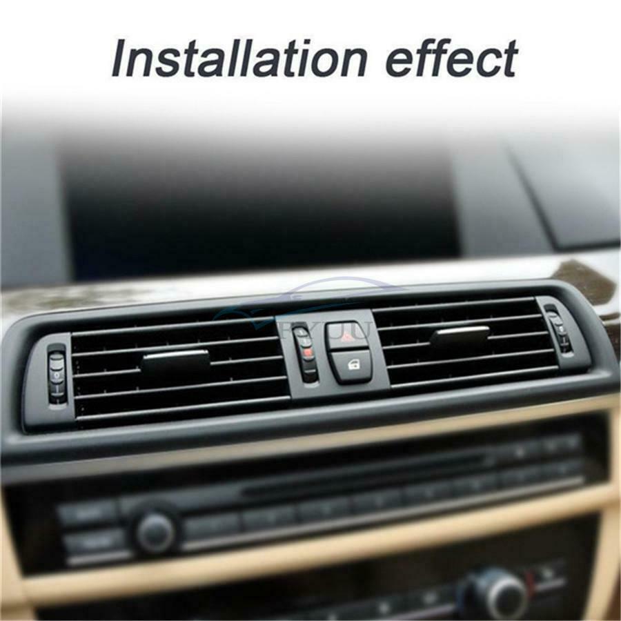 1 Piece Black Car Front Console Grill Dash AC Air Vent For BMW 520i 2010-2016