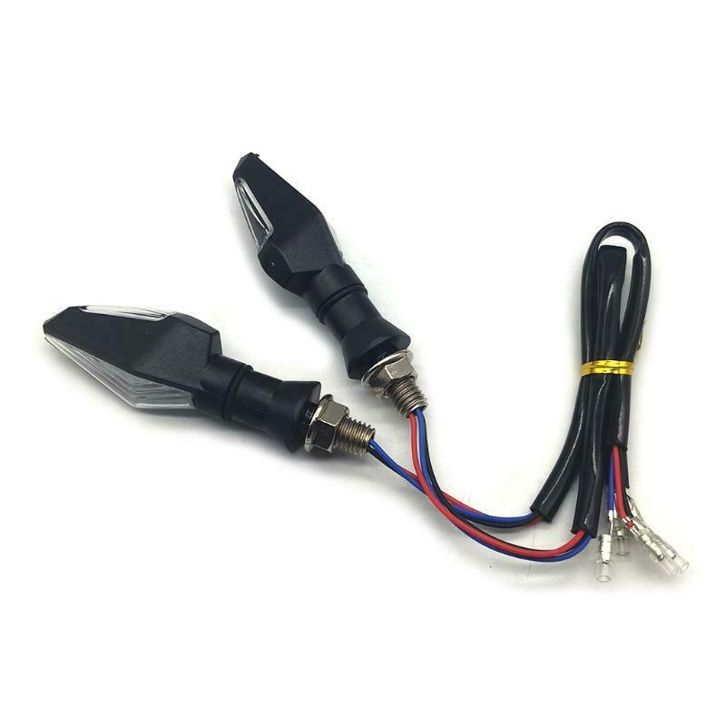 Motorcycle 12LED Two-color Turn Singal Lights 4Pcs for Bike Scooter Waterproof