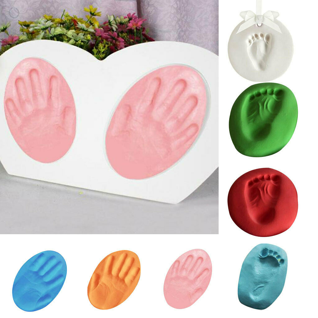 Colorful Pigment Ink Pad Wedding Holiday Baby Safe Ink Pad Footprint White