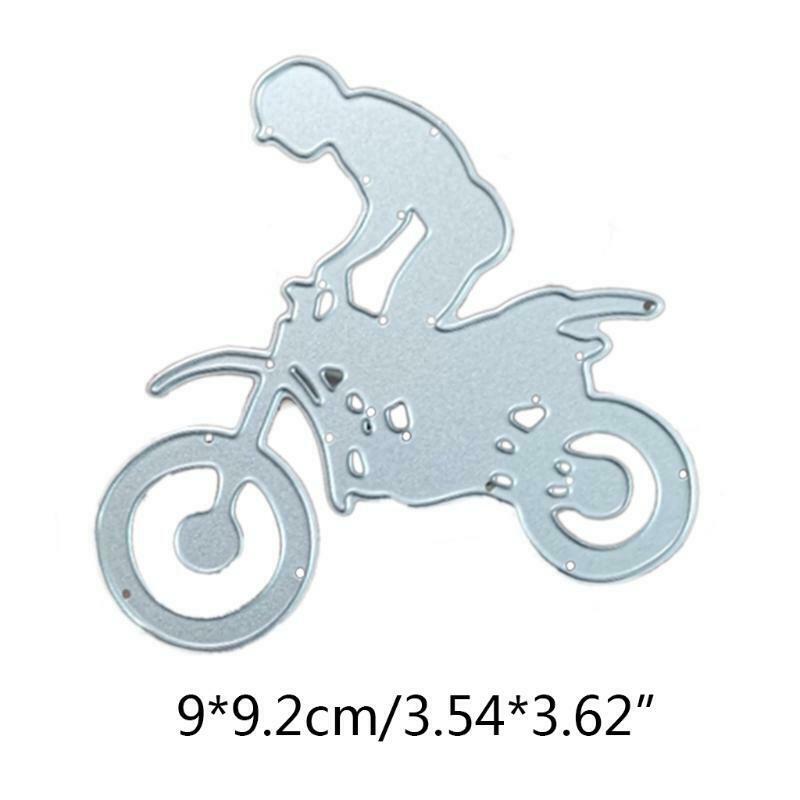 Cycling Metal Cutting Dies Stencil DIY Scrapbook Album Paper Card Template Mold