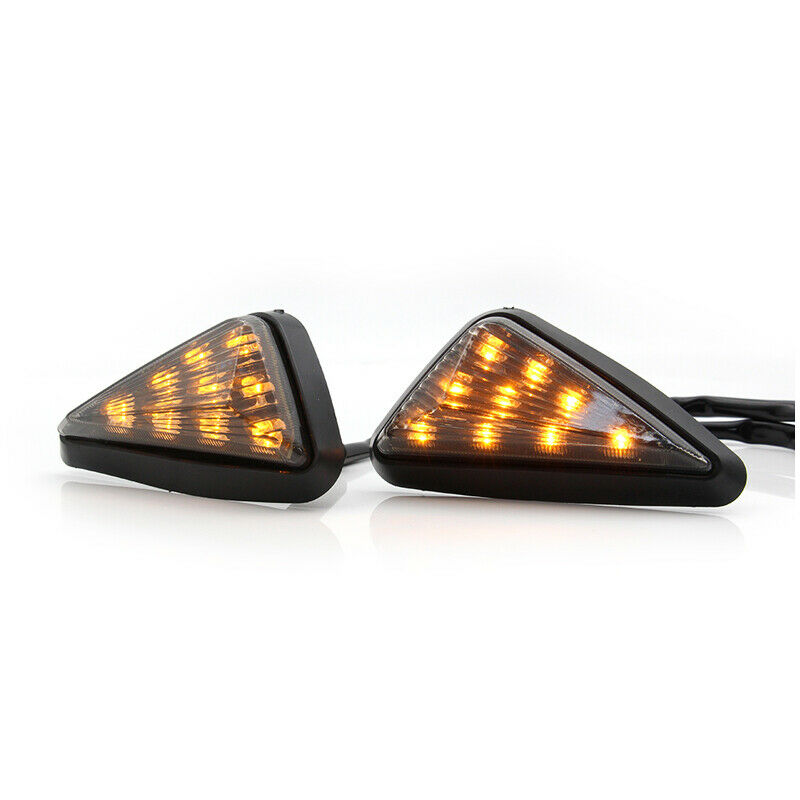 2PCS Universal Motorcycle Bike LED Flashing Turn Signal Indicator DRL Taillights