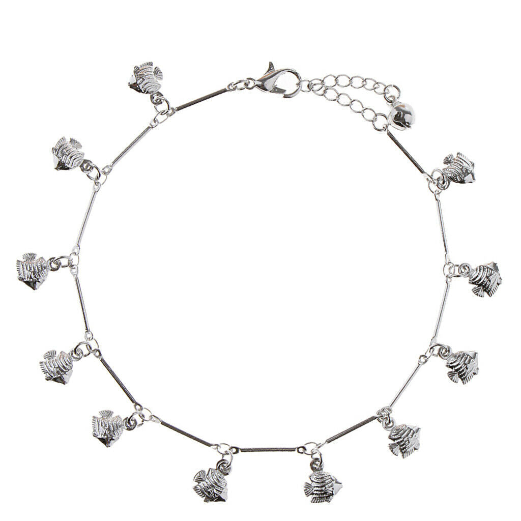 Trendy Jewelry Alloy Flatfish Foot Chain Anklets Ankle Bracelet Bell
