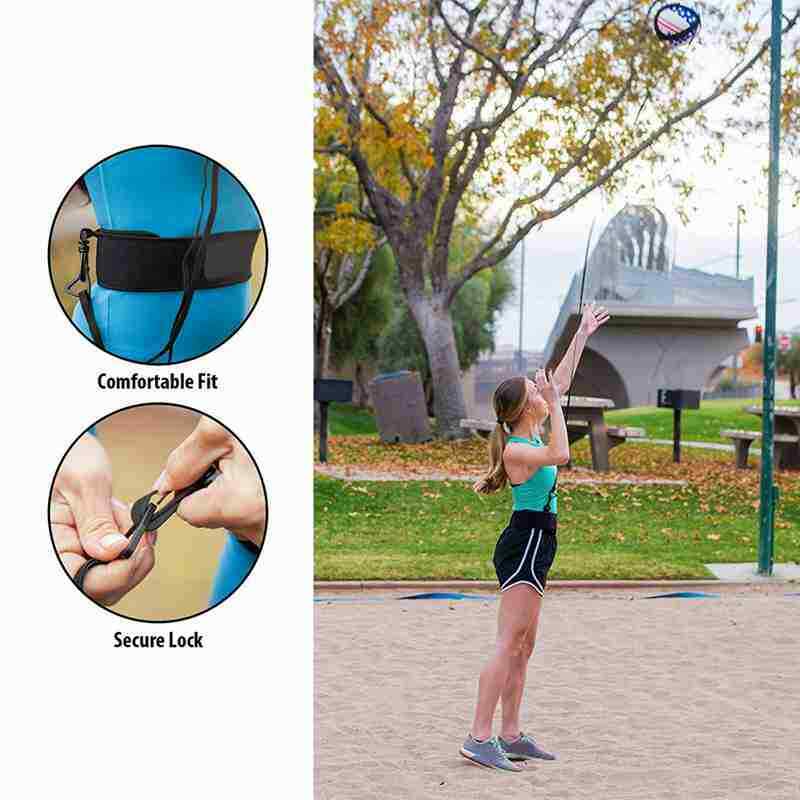 1X(Volleyball Ball Practice Belt Training ,Great Volleyball Training Aid for9R7)