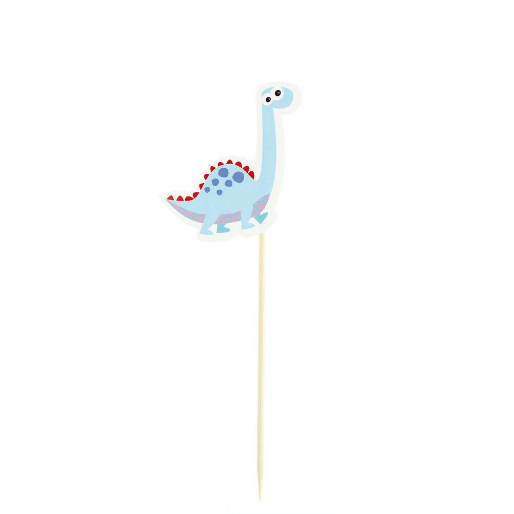 9pcs/set DIY Cake Flag Cartoon Dinosaur Cake Topper Kids Birthday Party D.l8