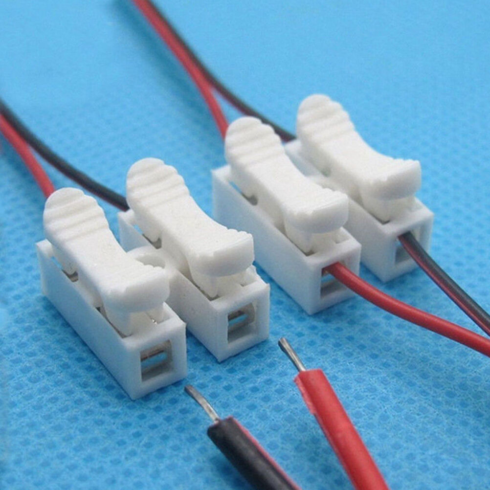 30Pcs Self Locking Electrical Cable Connectors Quick Splice Lock Wire TerminalSJ