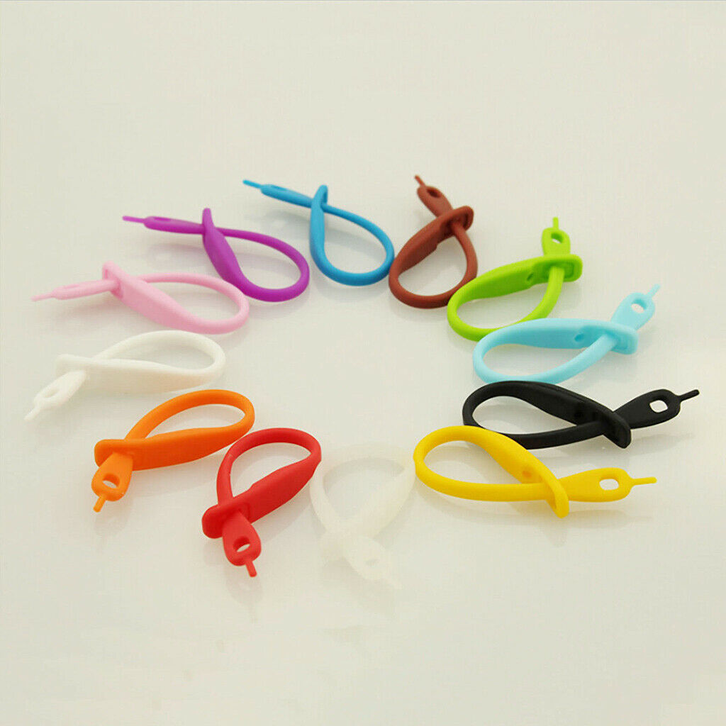 120pcs Silicone Glass Markers Glass Markers Pendants Strips for Weinglas Glass