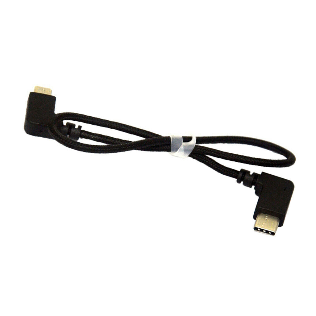 Nylon Braided Type-C Cable Data Lead Wire Line for DJI Spark Mavic Accessory