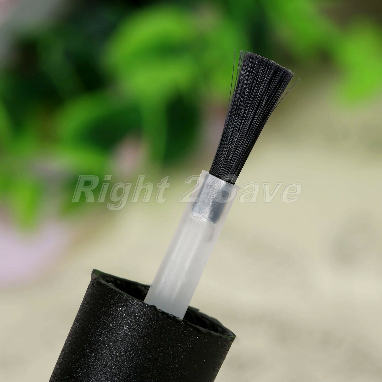 5ml Empty Clear Glass Nail Polish Bottles Square Shape Refillable Containers