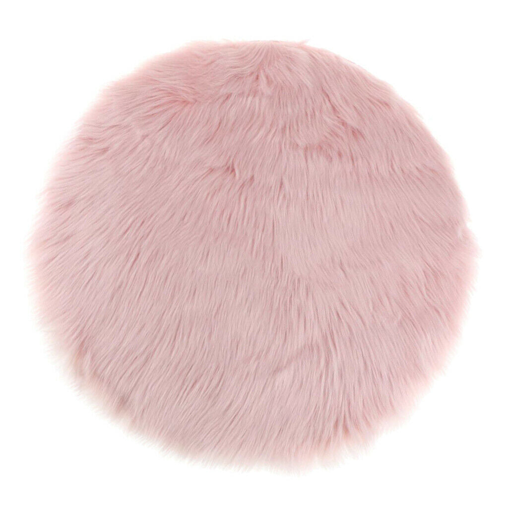 3Pieces Faux Sheepskin Sofa Cover Seat Pad Shaggy Area Rugs For Bedroom Floor