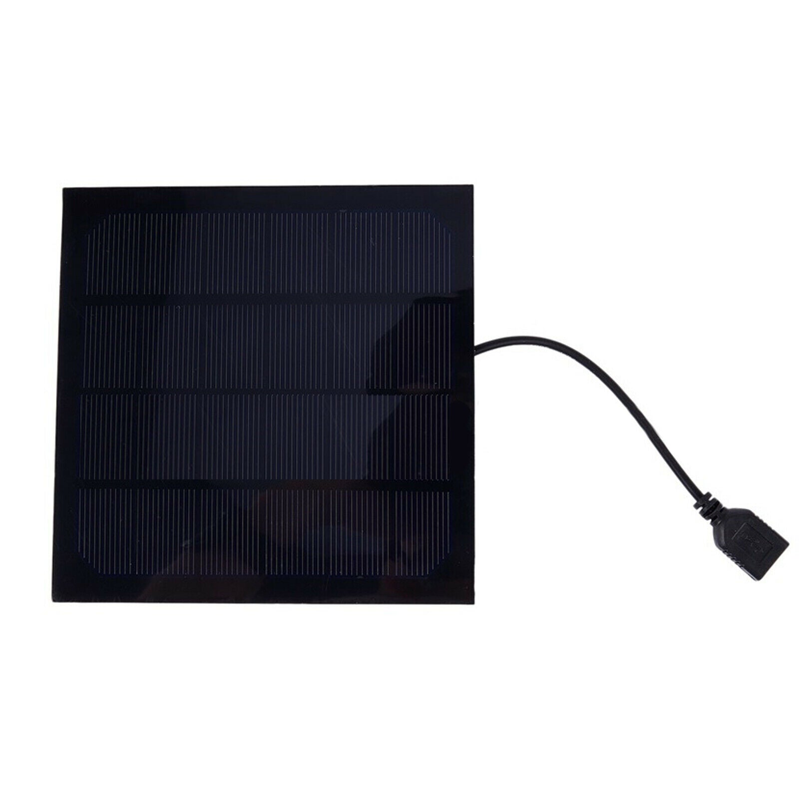 5W 4 inch Solar Panel Powered USB Fan Portable Home Greenhouse Camping Outdoor