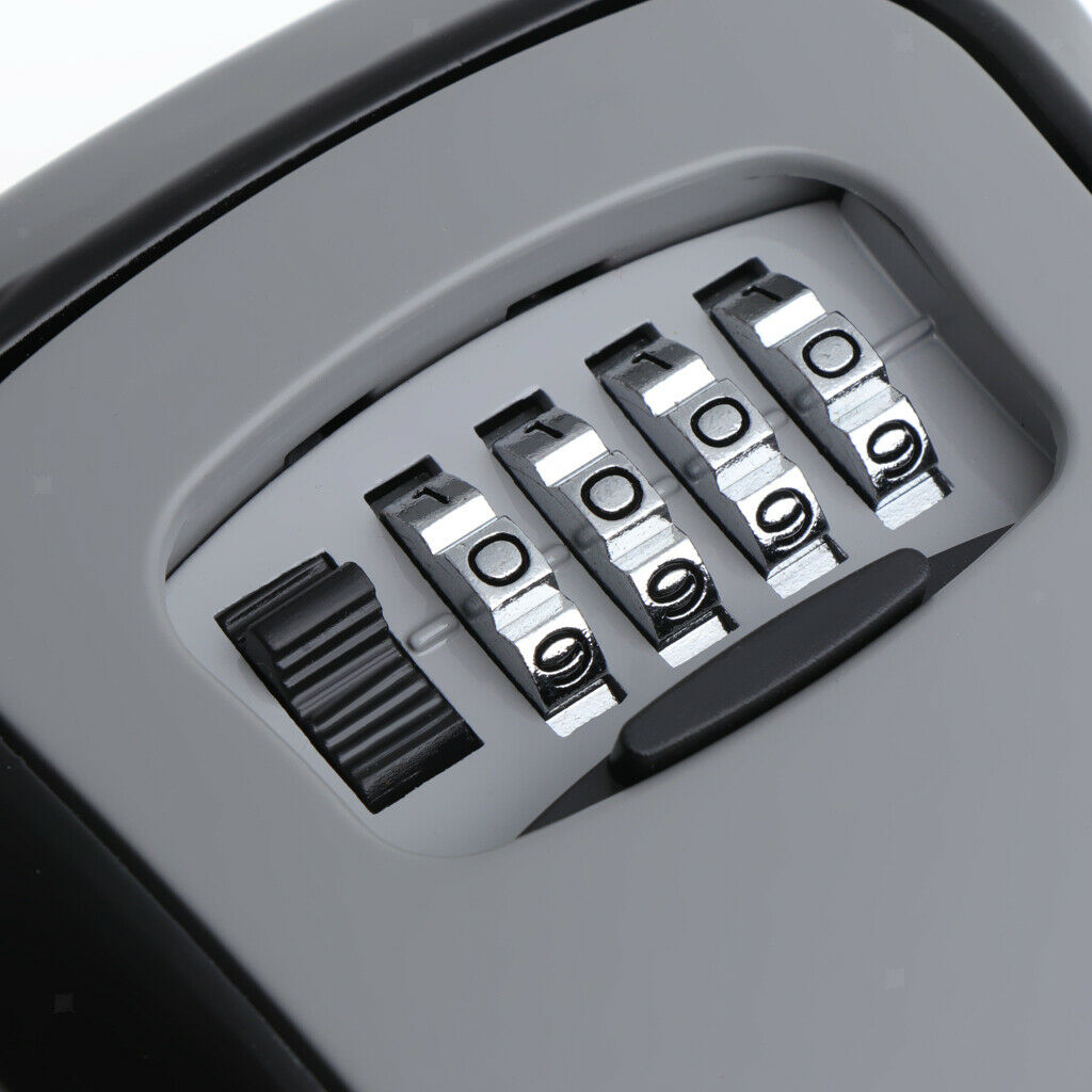 4.5'' Security Steel Wall Mounted Key Box With Combination Lock Safe Store Key