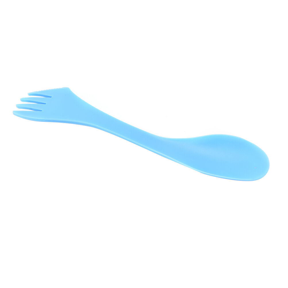 6x Multifunction Camping Hiking Utensils Spork Combo Travel Gadget Spoon F.l8