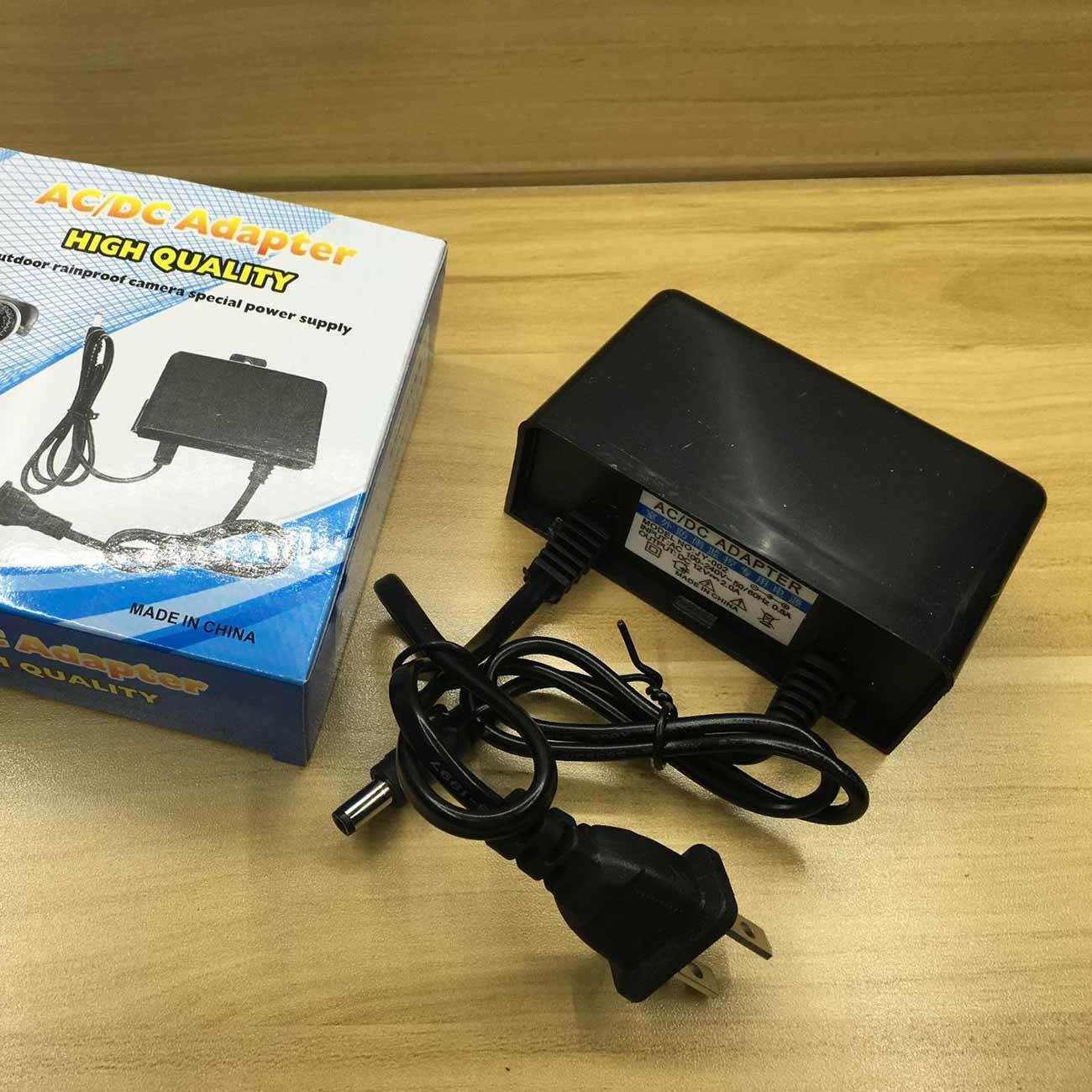 AC/DC 12V 2A CCTV Camera Power Supply adaptor US Plug Adapter Charger LIN