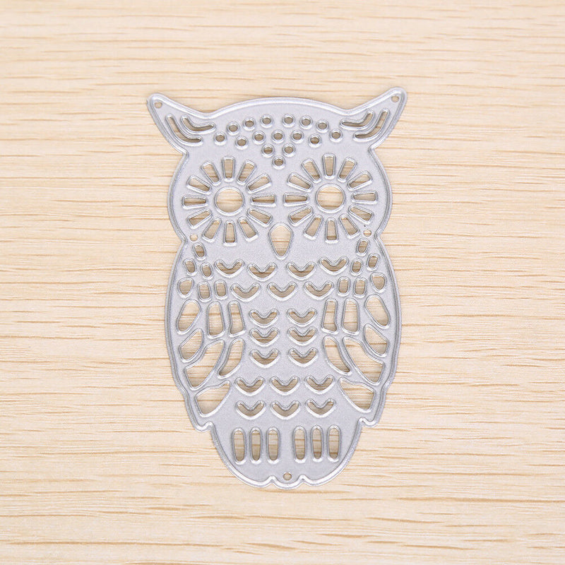 Owl Metal DIY Cutting Dies Stencil Scrapbook Album Paper Card Embossing Craft Tt