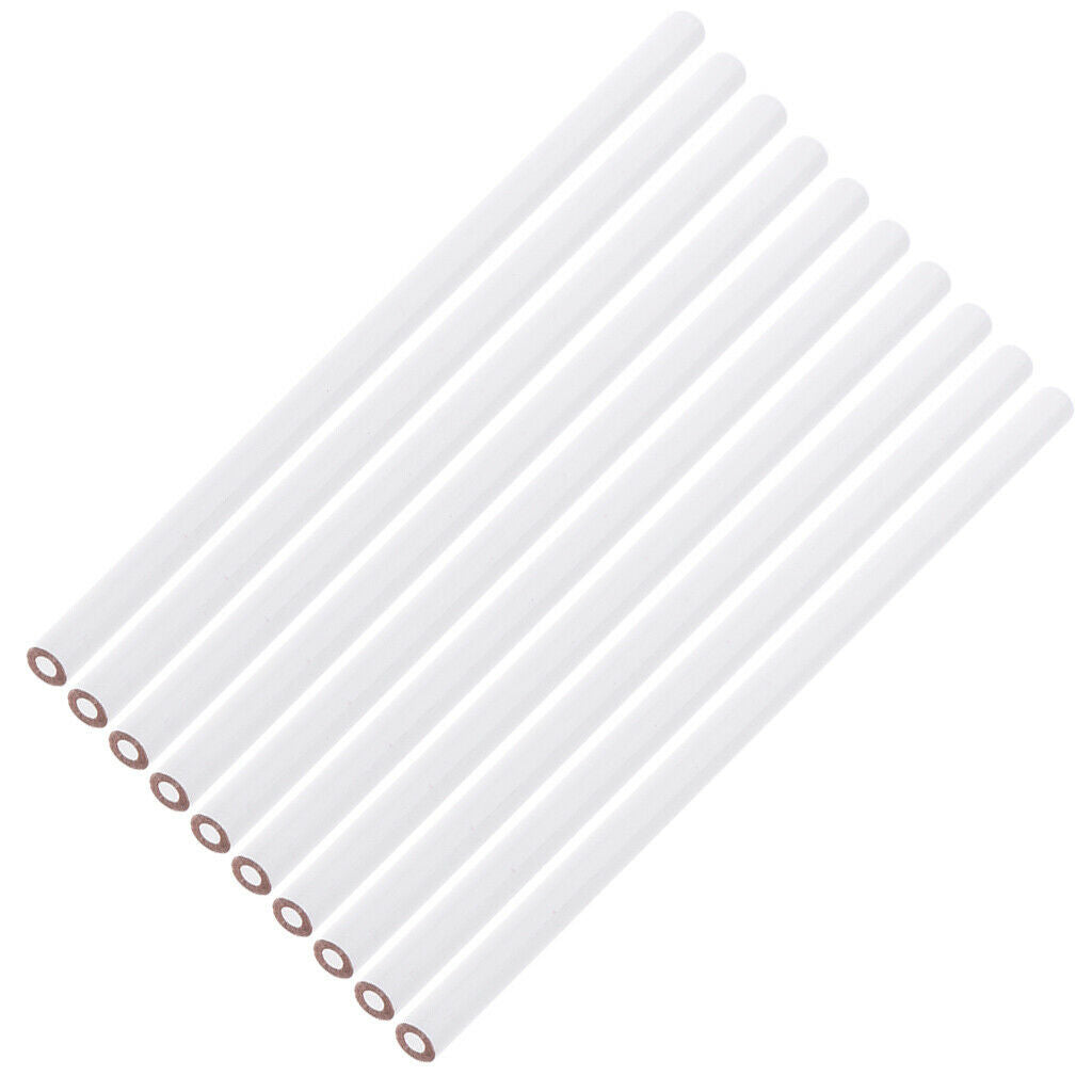 10x China Marker White Wax Pencil Painting Writing Stationery Kid for Wood