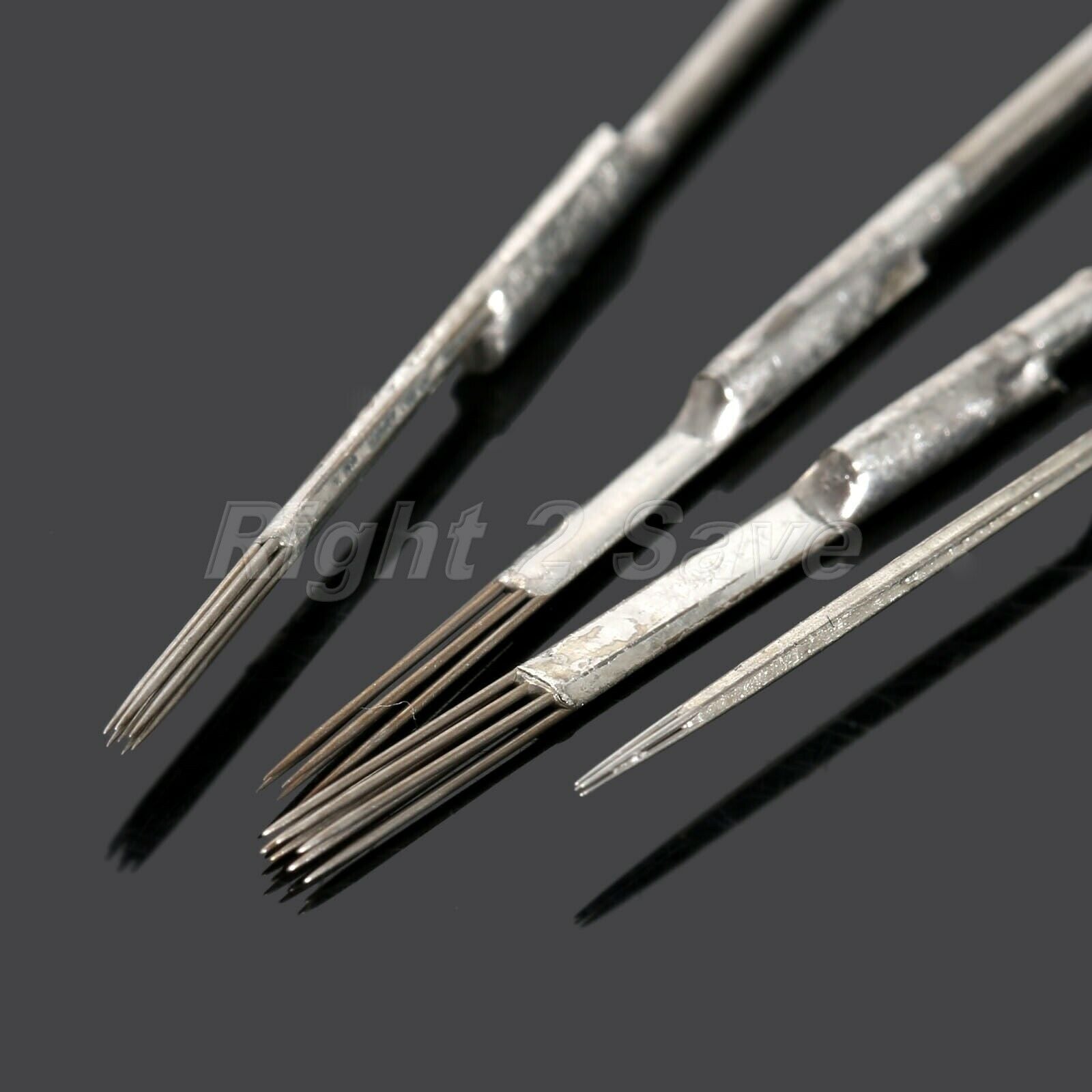 100Pcs Tattoo Needles Disposable 3/5/7/9RL 5/7/9RS 5/7/9M1 Mix Assorted Sizes