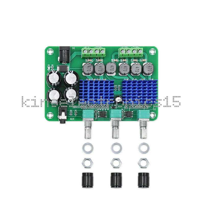 DC12-24V Digital Amplifier Board 2.1 Channel 2x50W+100W TPA3116D2 Audio Module