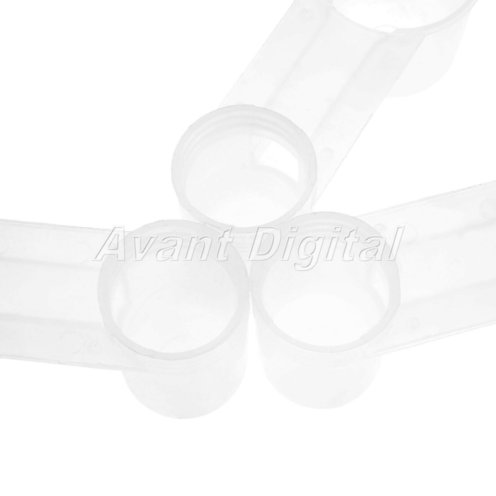 Clear White Plastic Bird Feeder Drinker Bottle Cup Water Bottle for Pigeon Dove