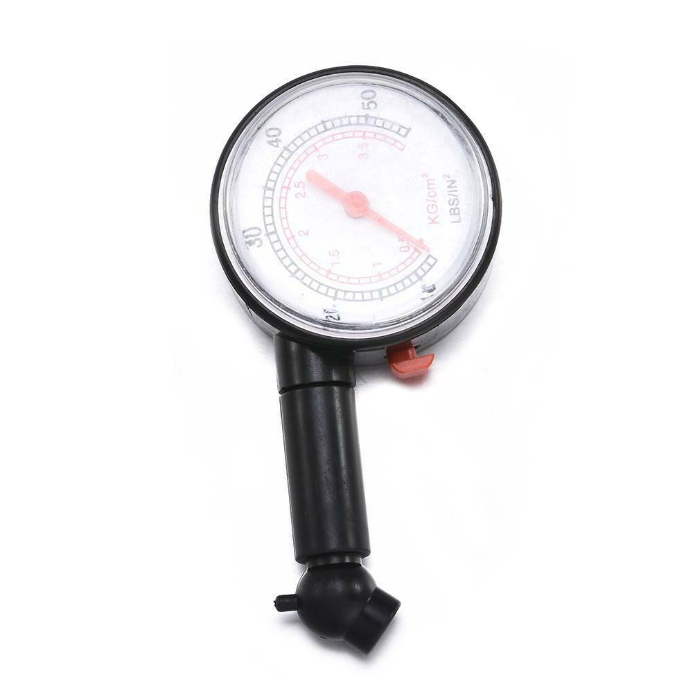 Tire Tyre Air Pressure Gauge Auto Car Motor Bike Truck Vehicle Tester Dial Meter