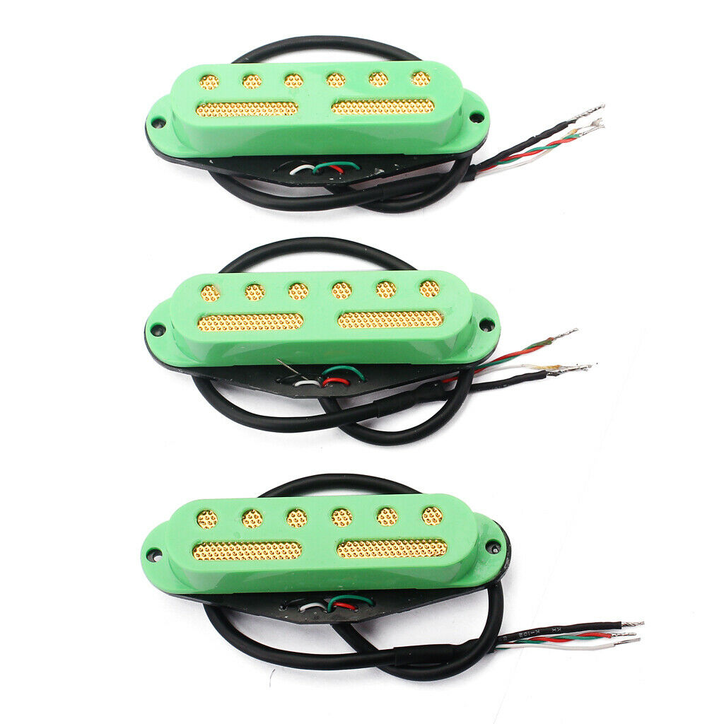 Electric Guitar Pickup Single Coil Humbucker SSS Guitar Accessories Green