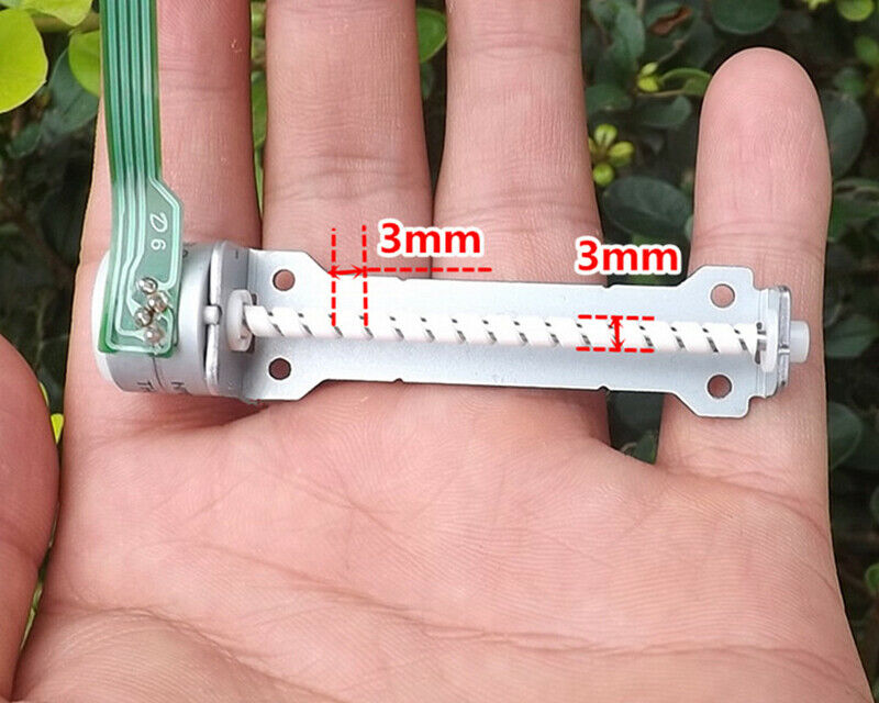 Micro two-phase four-wire stepper motor 15mm with long screw rod DIY creation