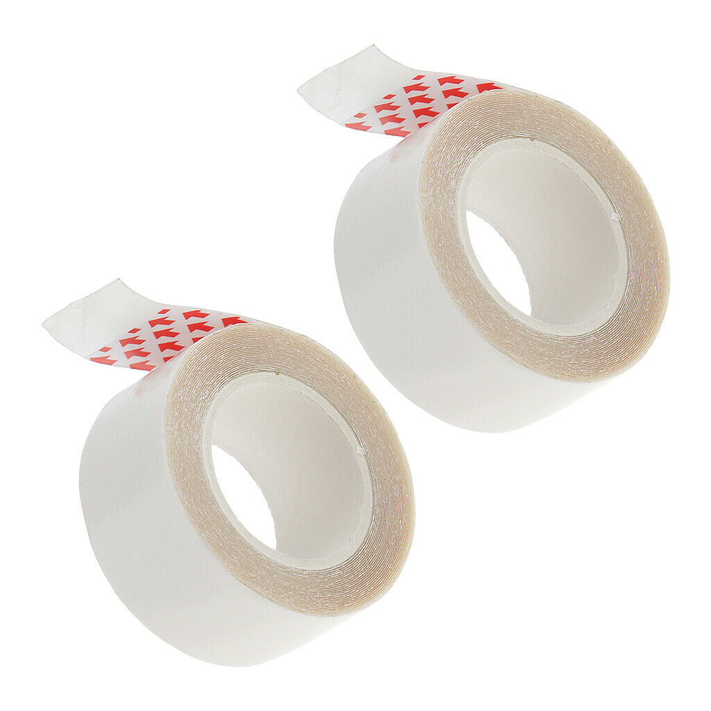 Pack of 2 Clear Waterproof Adhesive Wig Hair System Bonding Support Tape