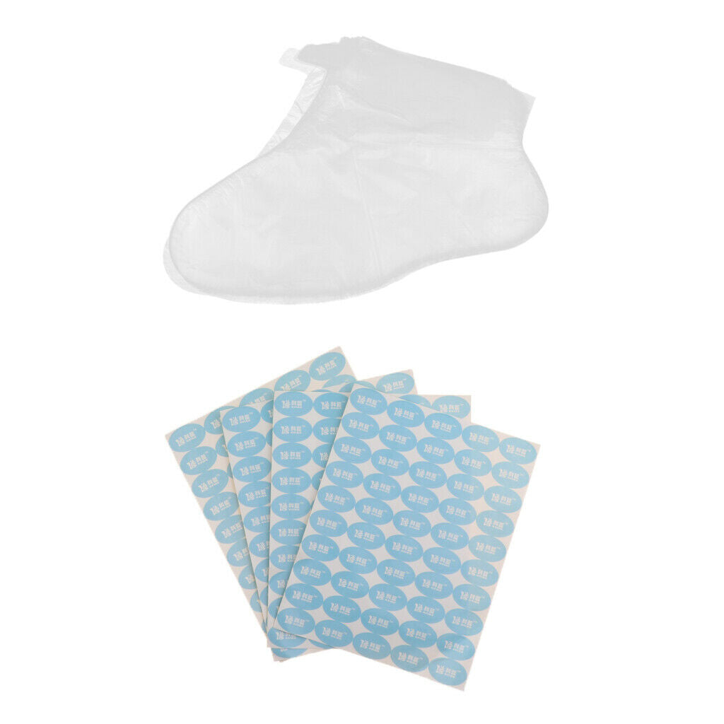 Plastic Disposable Foot Liners Bag for Paraffin Wax (200 Counts)
