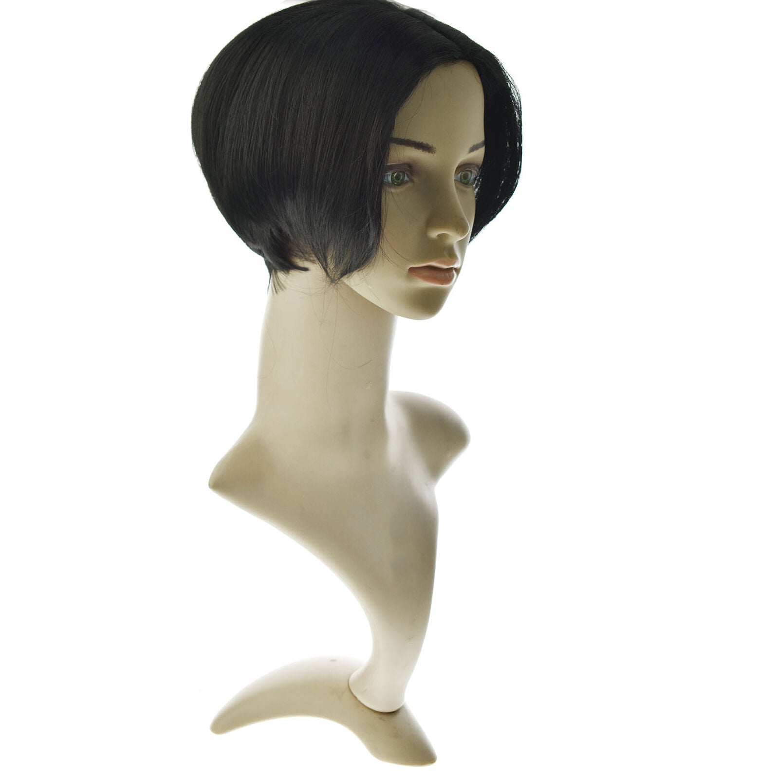 Black Hair Wig Natural Straight Hair Short Wig For Women