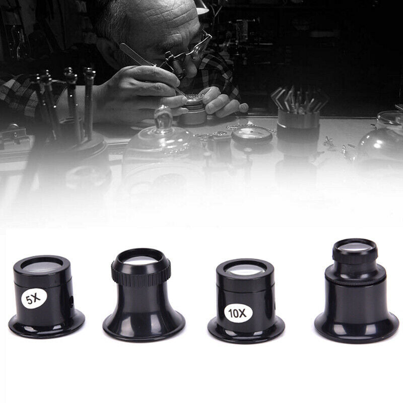 Useful New Magnifier Eye Glasses Loupe Lens Set Tool For Watchmaker Watch Rep Gy