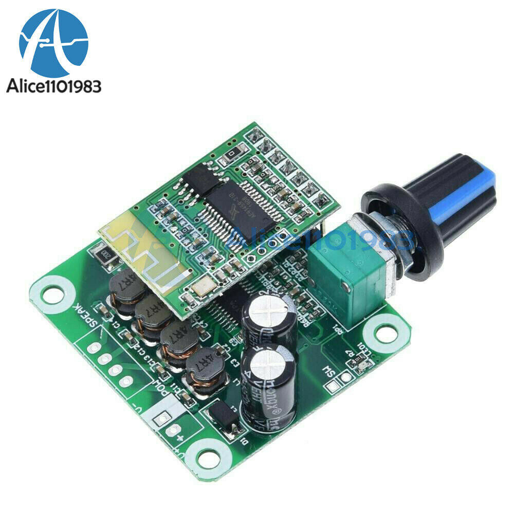 TPA3110 15W+15W Bluetooth 4.2 Digital Stereo Audio Power Amplifier Board 12-24V