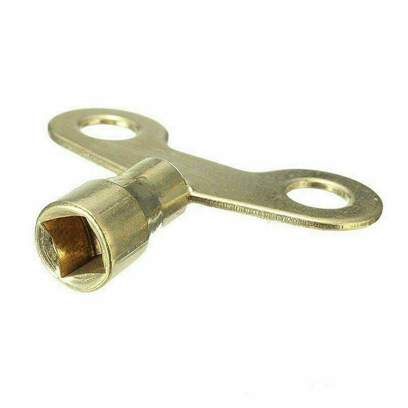 Winged Brassed Radiator Bleed Valve Key Heating Air Square Vent new