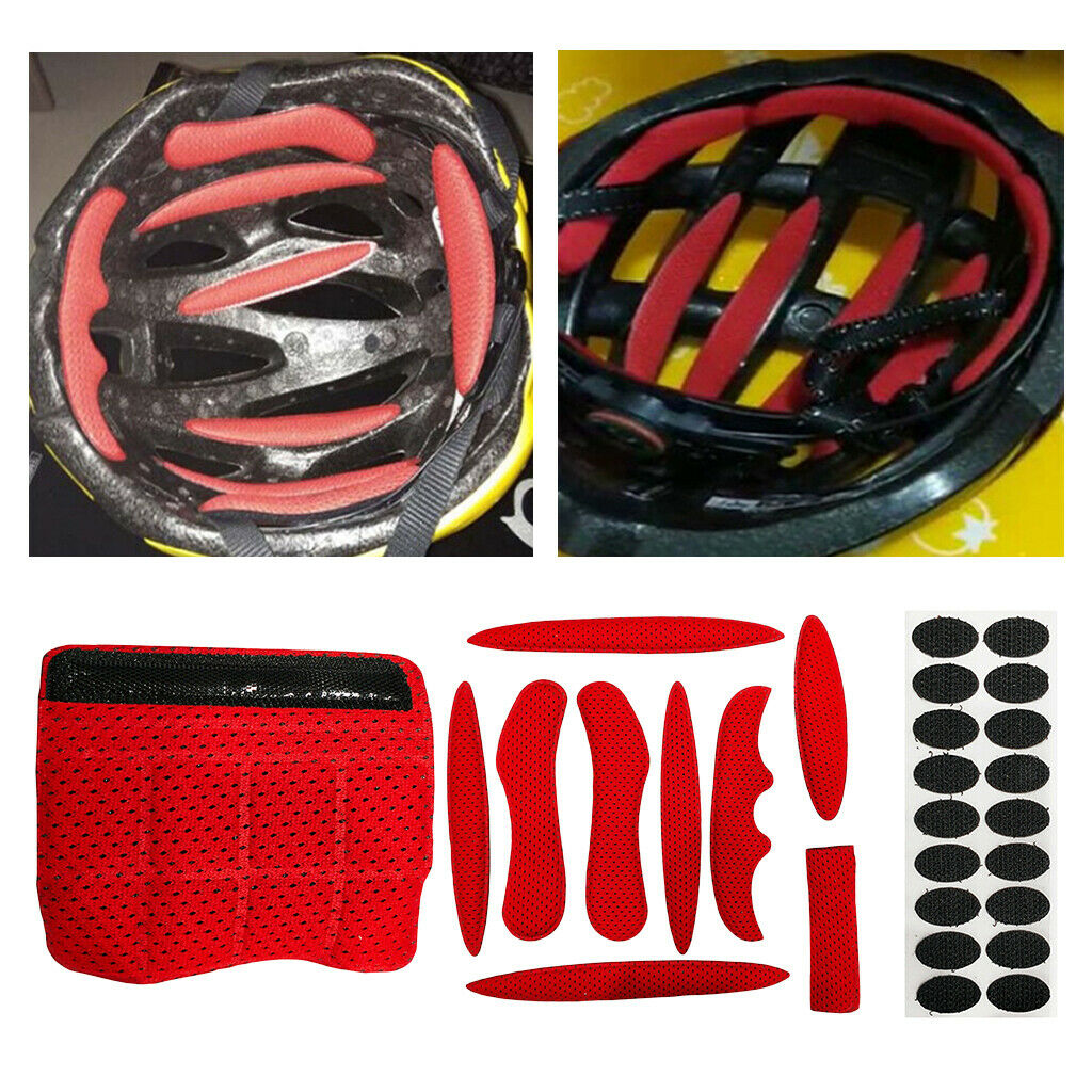 11x Anti-Collision Helmet Padding Helmet Sponge  Replacement Foam Pads