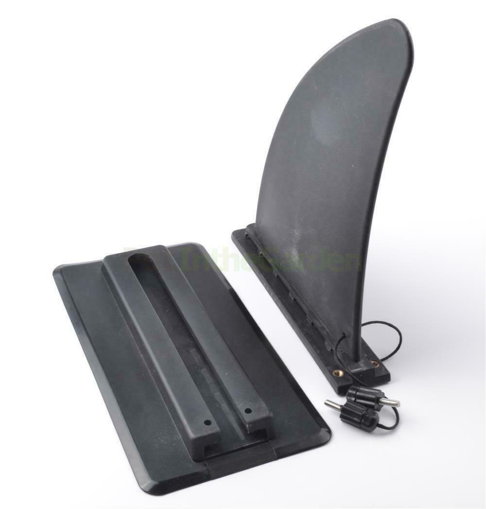 Premium Black Plastic Kayak Skeg Tracking Fin - Universal Fit