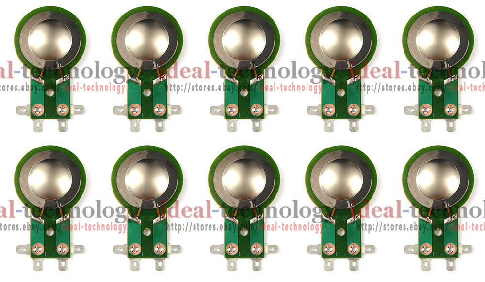 10x Diaphragm for Fostex,Foster 4 ohm N30,025N08, 025H27, 025H30  N08,H025N08