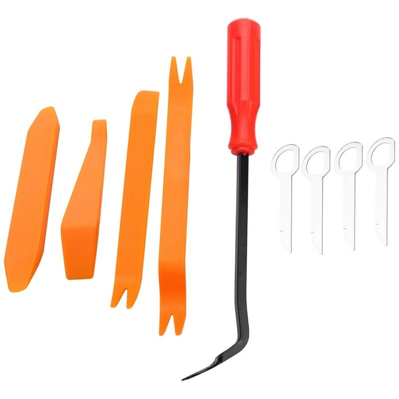 9 Pack Car Trim Removal Tool Kit for Car Door Clip Panel Audio Video DashboardJ3