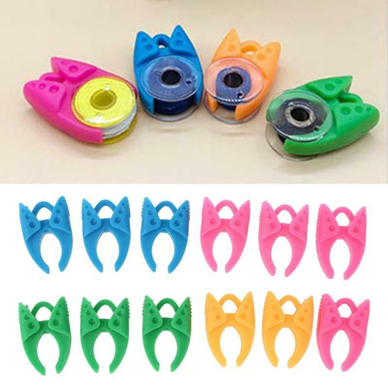 12pcs Bobbin Clamps Holder Keeping Thread Tails Under Control Prevent Unwinding
