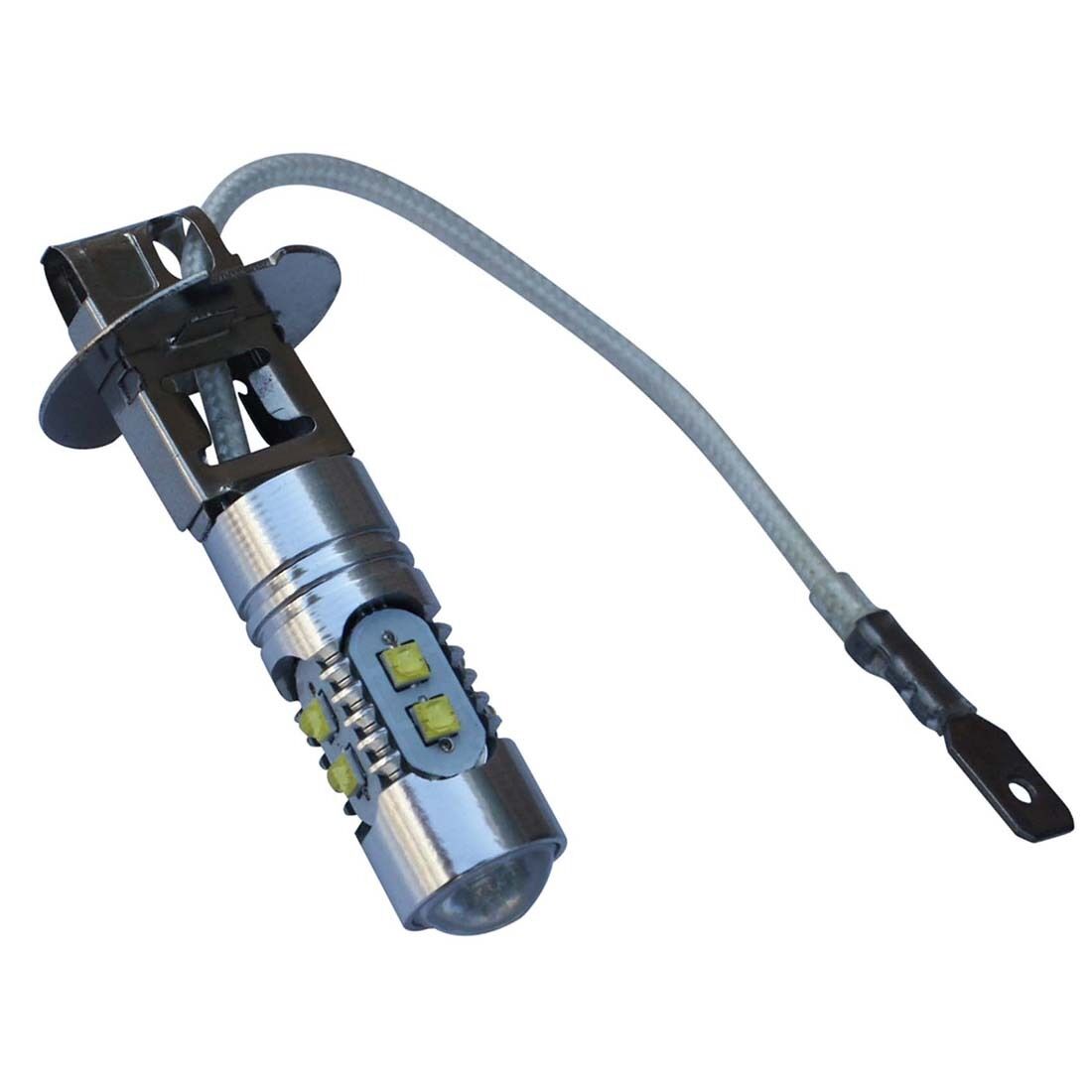 2* H3 50W SMD LED Fog/DRL Lights Bulbs 453  High Power   DC12V 24V Xenon White