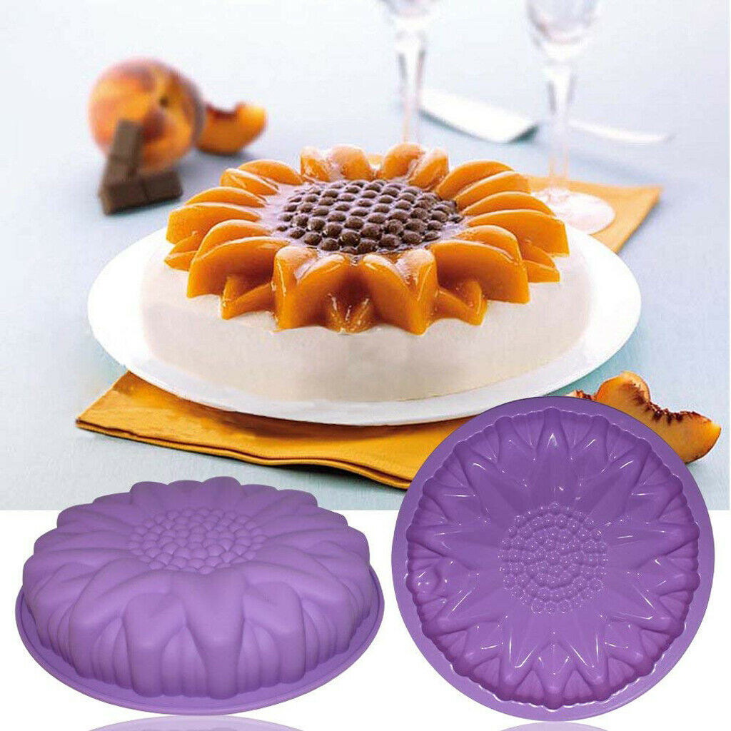 Silicone Cake Mold Pie Flan Tart Mold Nonstick Bakeware Home Baking Supplies