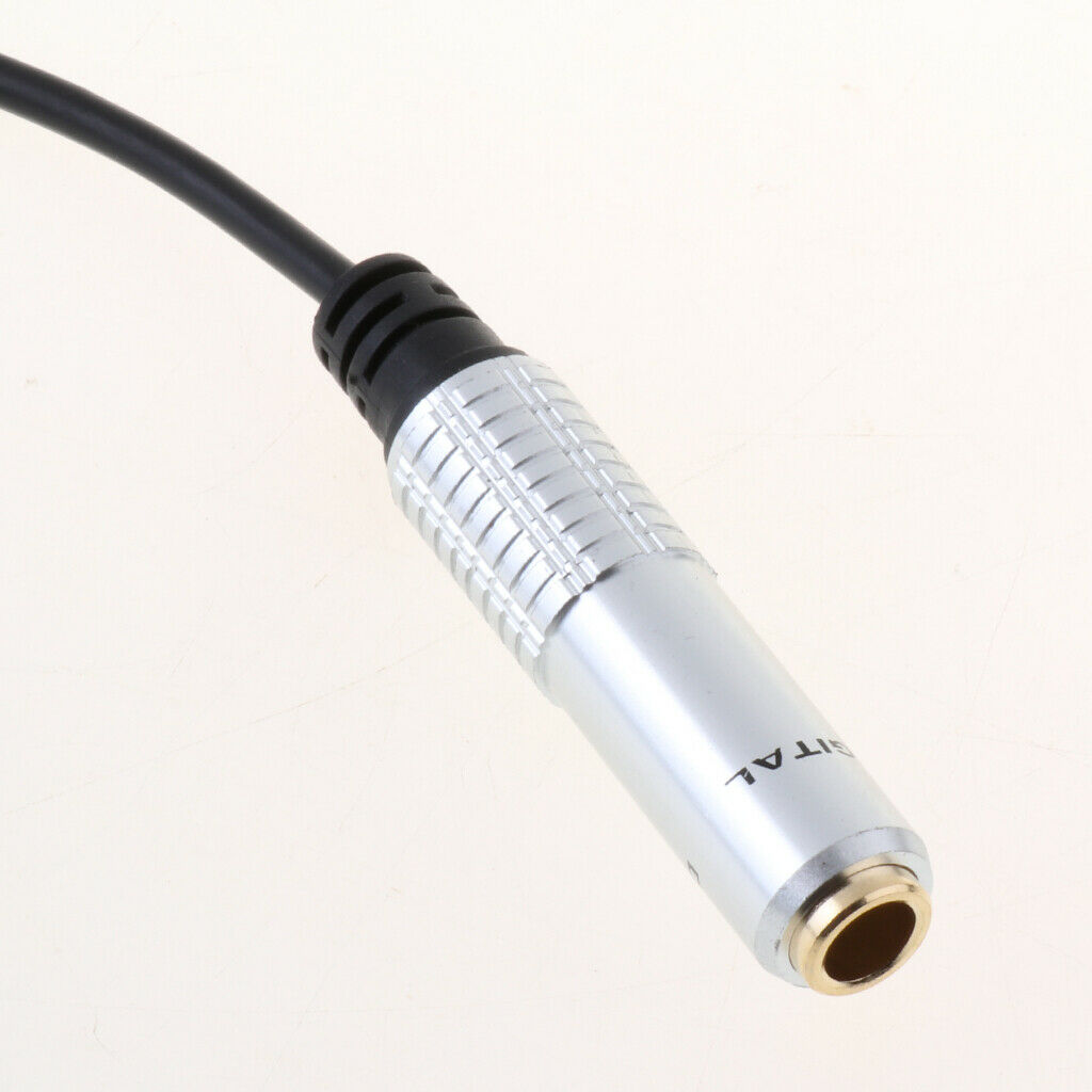 Audio Aux Cable Female 6.35mm to 3.5mm Male Audio Jack Adapter 5.90 Feet