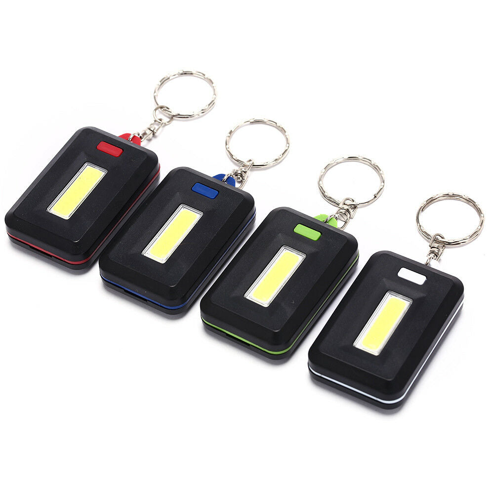 Mini Portable 3 Modes Pocket COB Worklight Light LED Flashlight Torch,Key.l8
