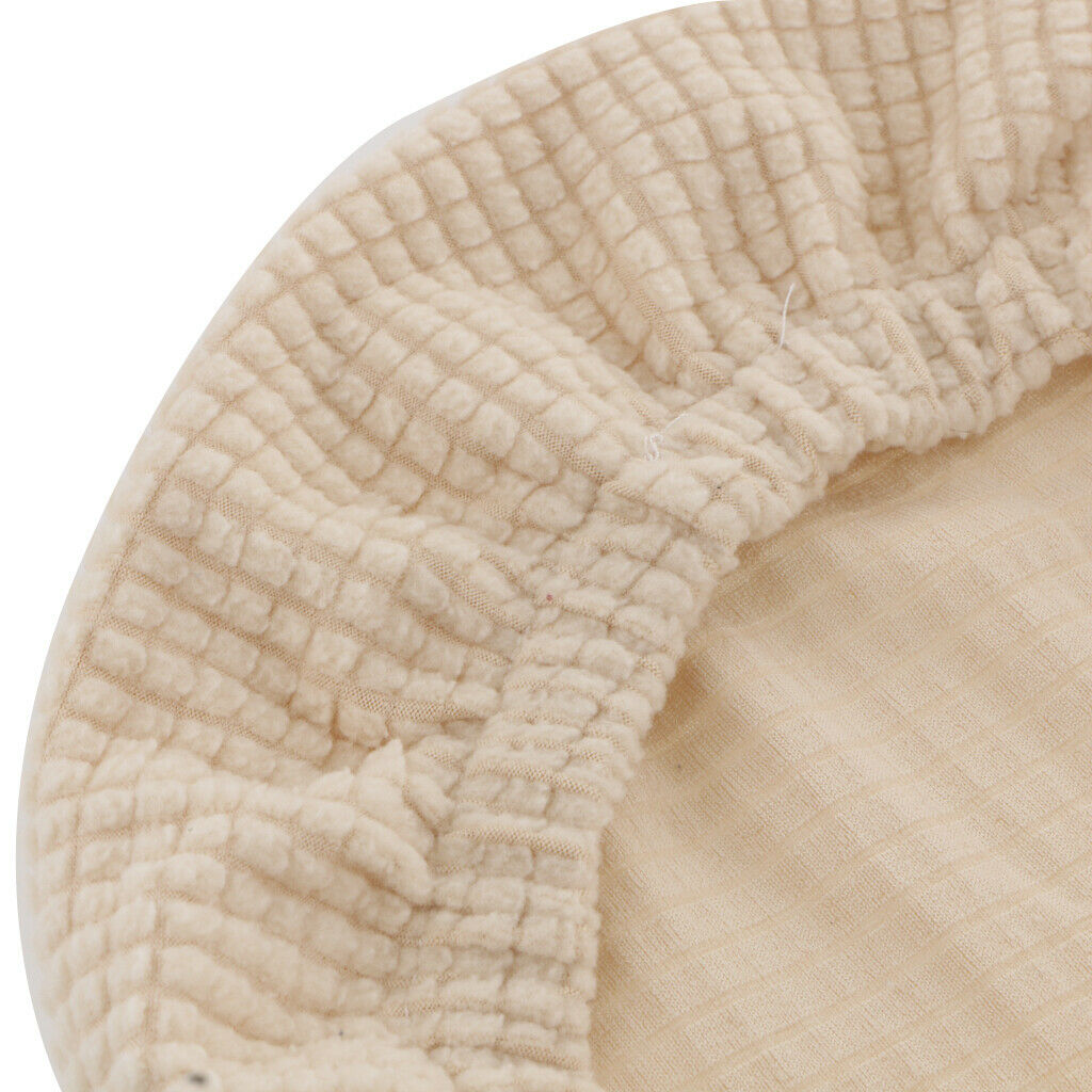 2x Elastic Bar Stool Covers Round Chair Seat Top Slipcovers Cushion Sleeves